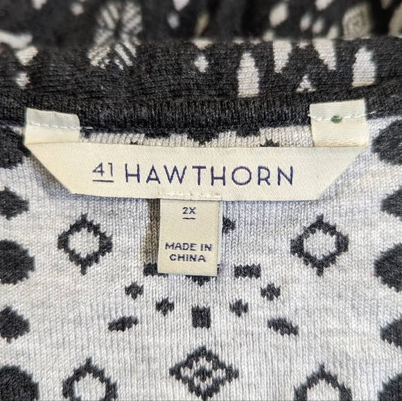 41 Hawthorne Gray Dress L - Picture 8 of 10